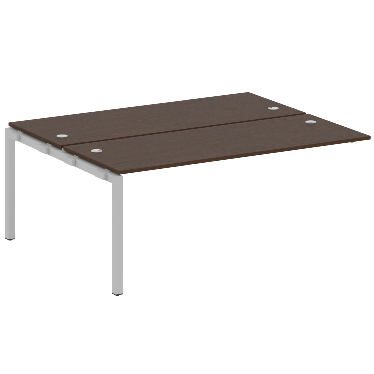 Metal System Quattro Проходной элемент рабочей станции на П-образном м/к 50БП.ПРС-СП-2.5 Венге Цаво/