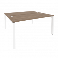 Onix Рабочая станция на П-образном м/к O.MP-D.RS-2.4.7 Дуб Аризона/Металл Белый 1580*1475*750
