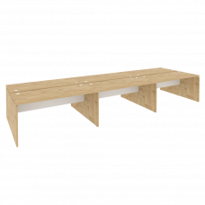 Onix Рабочая станция O.D.RS-6.4.7 Тиквуд Светлый/Белый Бриллиант 4740*1475*750