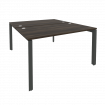 Onix Рабочая станция на П-образном м/к O.MP-D.RS-2.3.8 Дуб Мали/Металл Антрацит 1380*1635*750
