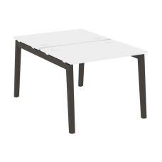 Onix Wood Рабочая станция OW.D.RS-2.1.7 Белый Бриллиант/Дуб Темный/Металл Антрацит 980*1475*750