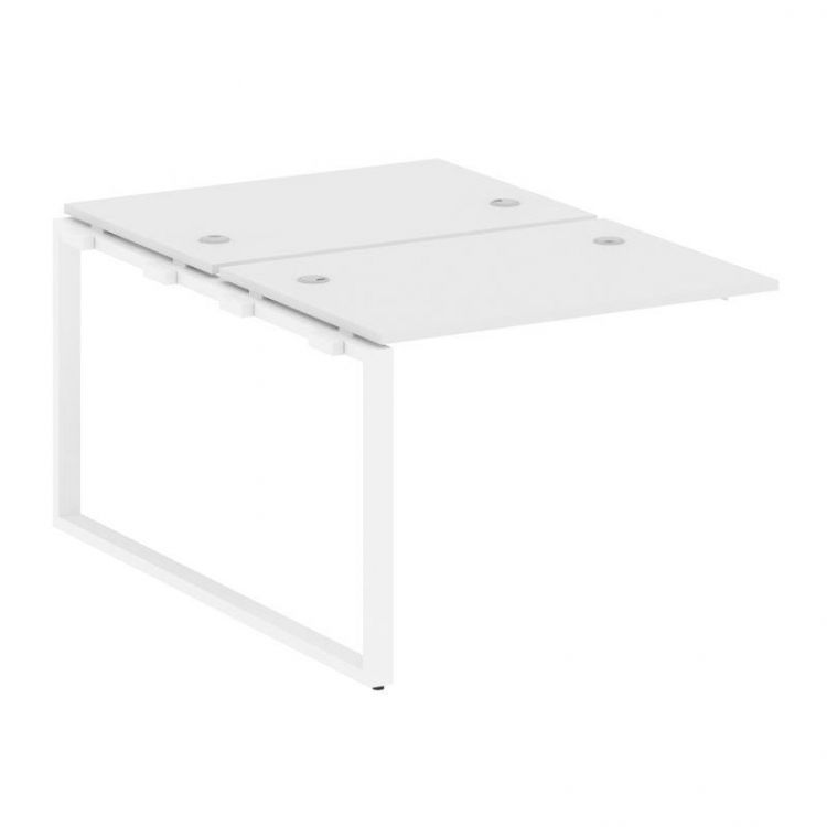 Metal System Проходной элемент рабочей станции на О-образном м/к БО.ПРС-СП-2.1 Белый/Металл Белый 10