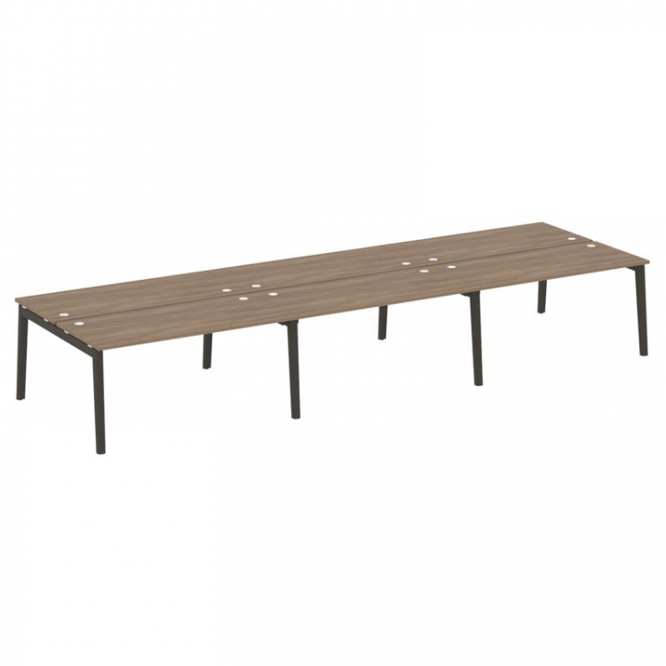 Onix Wood Рабочая станция OW.D.RS-6.4.7 Дуб Аризона/Дуб Темный/Металл Антрацит 4740*1475*750