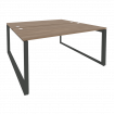 Onix Рабочая станция на О-образном м/к O.MO-D.RS-2.4.8 Дуб Аризона/Металл Антрацит 1580*1635*750