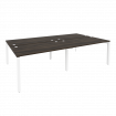 Onix Рабочая станция на П-образном м/к O.MP-D.RS-4.3.8 Дуб Мали/Металл Белый 2760*1635*750