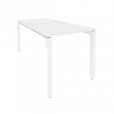 Onix Рабочая станция на П-образном м/к O.MP-D.RS-2.0.8 Белый Бриллиант/Металл Белый 780*1635*750