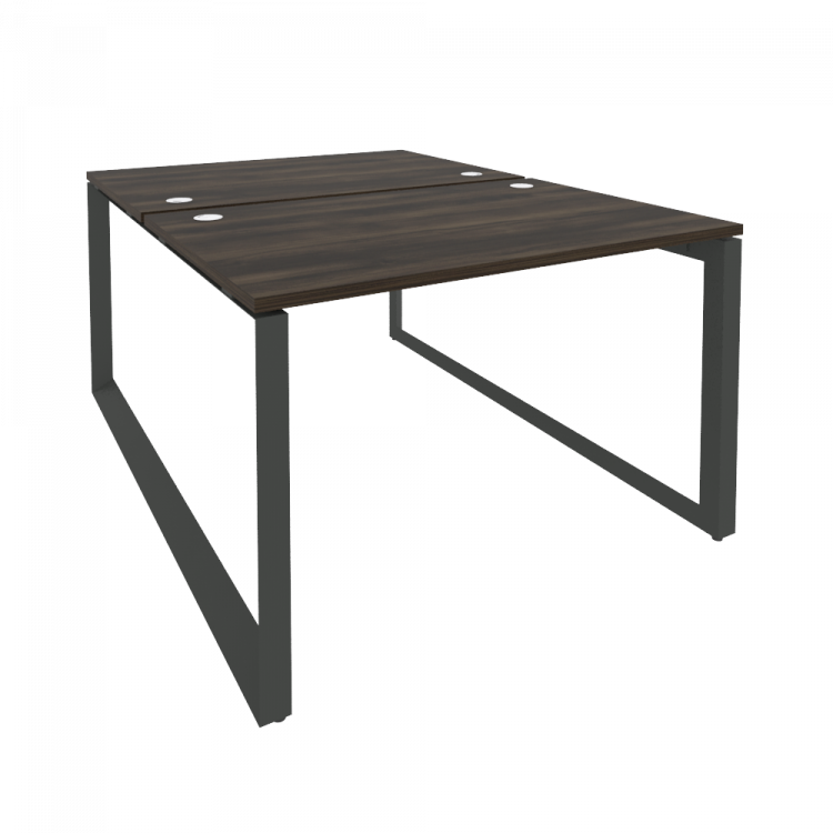 Onix Рабочая станция на О-образном м/к O.MO-D.RS-2.2.8 Дуб Мали/Металл Антрацит 1180*1635*750