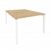 Onix Рабочая станция на П-образном м/к O.MP-D.RS-2.2.8 Тиквуд Светлый/Металл Белый 1180*1635*750