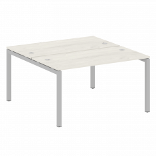 Metal System Quattro Рабочая станция на П-образном м/к 50БП.РАС-СП-2.3 Дуб Наварра/Металл Серый 1400