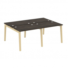 Onix Wood Рабочая станция OW.D.RS-4.1.7 Дуб Мали/Дуб Светлый/Металл Белый 1960*1475*750