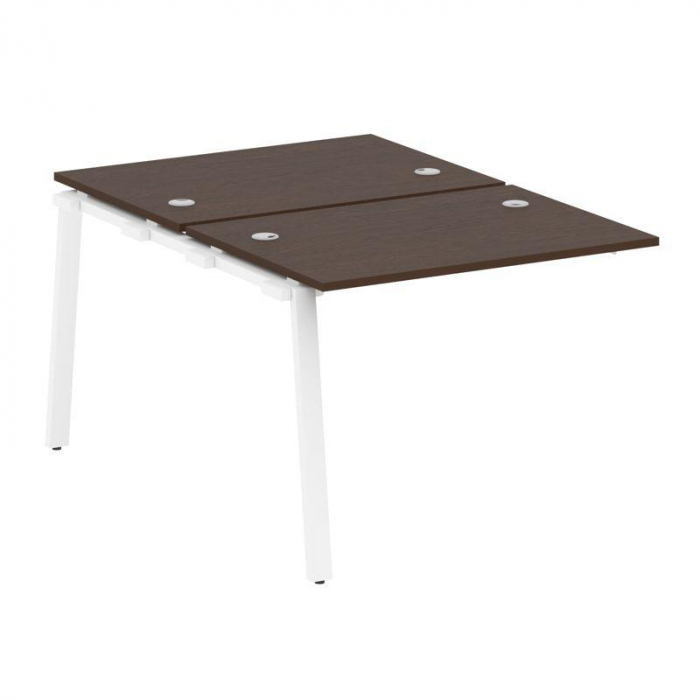 Metal System Проходной элемент рабочей станции на А-образном м/к БА.ПРС-СП-2.1 Венге Цаво/Металл Бел