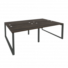 Onix Рабочая станция на О-образном м/к O.MO-D.RS-4.2.8 Дуб Мали/Металл Антрацит 2360*1635*750