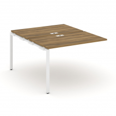 Concept Двойной наборный элемент рабочей станциии CN.DNRS-002 Сандал Янтарный/Металл Белый 1180*1480