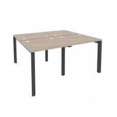 Onix Рабочая станция на П-образном м/к O.MP-D.RS-4.0.7 Дуб Аттик/Металл Антрацит 1560*1475*750