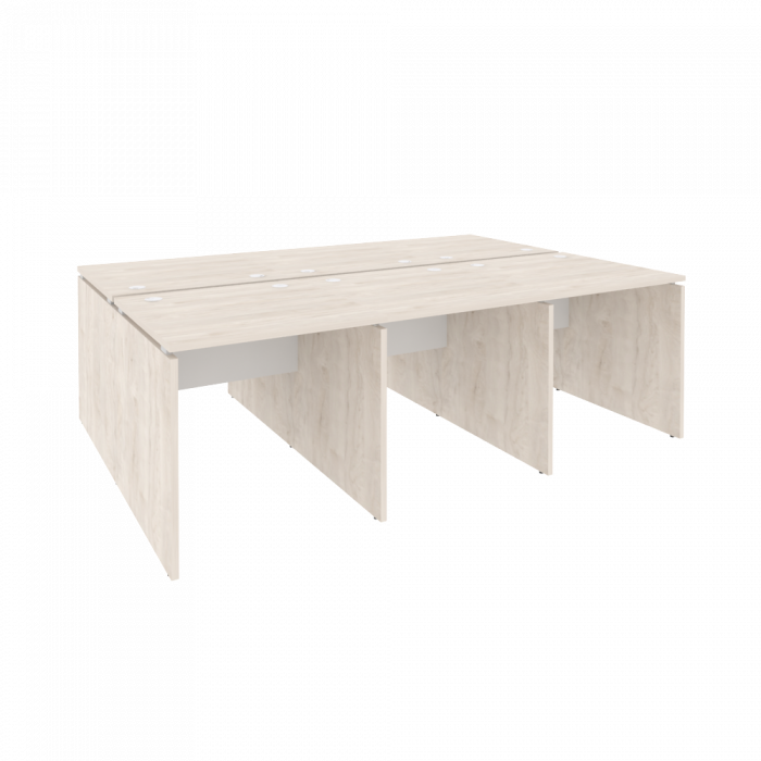 Onix Рабочая станция O.D.RS-6.0.8 Денвер Светлый/Белый Бриллиант 2340*1635*750