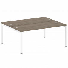 Metal System Quattro Рабочая станция на П-образном м/к 50БП.РАС-СП-2.5 Вяз Благородный/Металл Белый