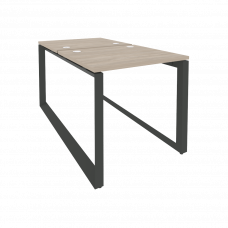 Onix Рабочая станция на О-образном м/к O.MO-D.RS-2.0.7 Дуб Аттик/Металл Антрацит 780*1475*750