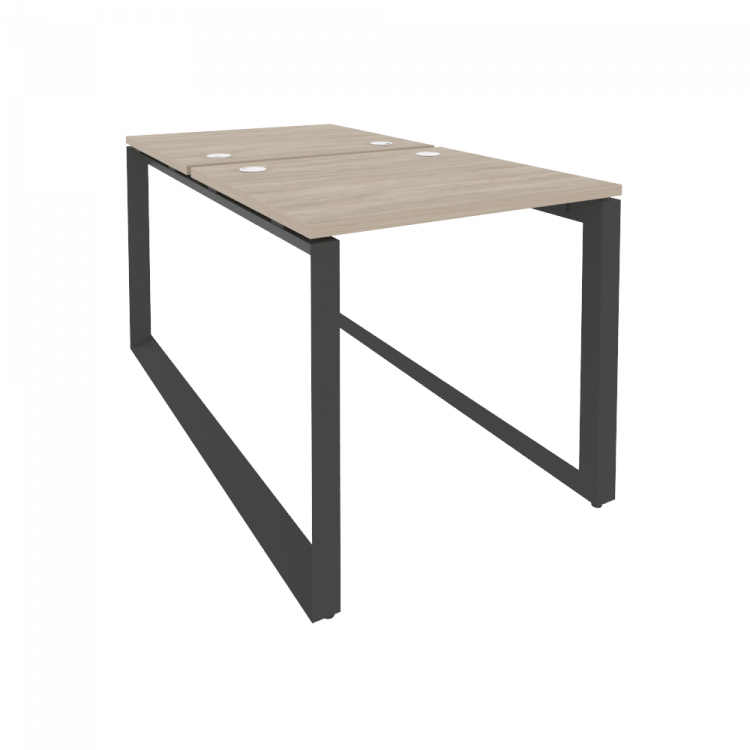 Onix Рабочая станция на О-образном м/к O.MO-D.RS-2.0.7 Дуб Аттик/Металл Антрацит 780*1475*750