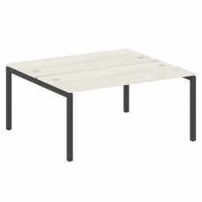 Metal System Quattro Рабочая станция на П-образном м/к 50БП.РАС-СП-2.4 Дуб Наварра/Металл Антрацит 1