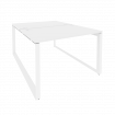 Onix Рабочая станция на О-образном м/к O.MO-D.RS-2.2.8 Белый Бриллиант/Металл Белый 1180*1635*750