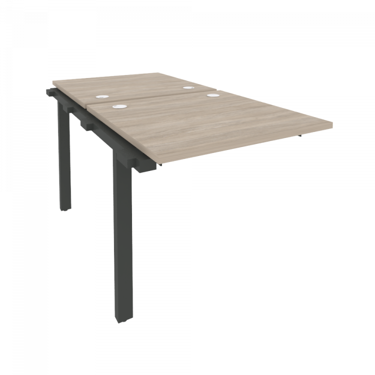 Onix Наборный элемент рабочей станции на м/к O.M-2.NRS-0.8 Дуб Аттик/Металл Антрацит 780*1635*750