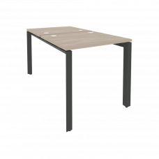 Onix Рабочая станция на П-образном м/к O.MP-D.RS-2.0.7 Дуб Аттик/Металл Антрацит 780*1475*750
