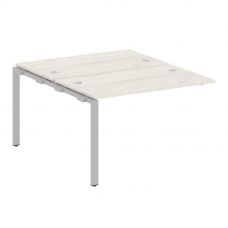 Metal System Проходной элемент рабочей станции на П-образном м/к БП.ПРС-СП-2.2 Дуб Наварра/Металл Се