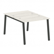 Metal System Рабочая станция на А-образном м/к БА.РАС-СП-2.1 Дуб Наварра/Металл Антрацит 1000*1475*7