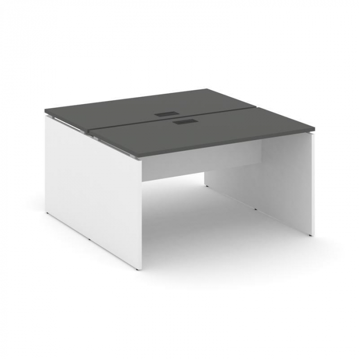 Style Project Рабочая станция 2-х сторон. SN-D.DRS-003 Антрацит/Белый/Черная Заглушка 1380*1232*750