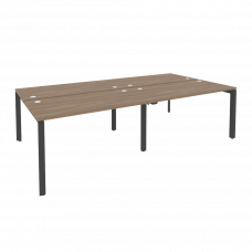 Onix Рабочая станция на П-образном м/к O.MP-D.RS-4.3.7 Дуб Аризона/Металл Антрацит 2760*1475*750