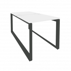 Onix Рабочая станция на О-образном м/к O.MO-D.RS-2.0.8 Белый Бриллиант/Металл Антрацит 780*1635*750