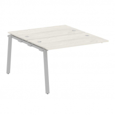 Metal System Проходной элемент рабочей станции на А-образном м/к БА.ПРС-СП-2.2 Дуб Наварра/Металл Се