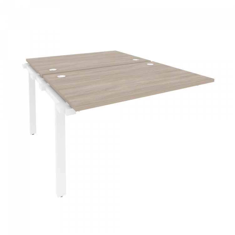 Onix Наборный элемент рабочей станции на м/к O.M-2.NRS-2.8 Дуб Аттик/Металл Белый 1180*1635*750