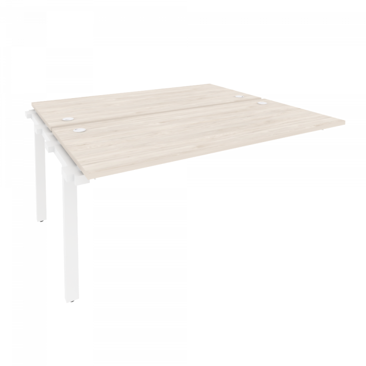 Onix Наборный элемент рабочей станции на м/к O.M-2.NRS-4.7 Денвер Светлый/Металл Белый 1580*1475*750