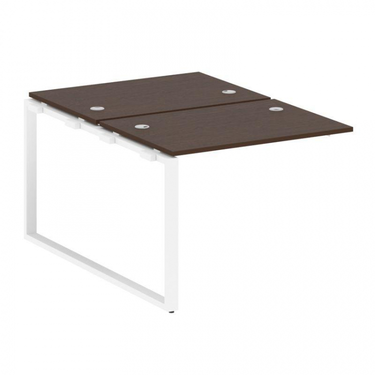 Metal System Проходной элемент рабочей станции на О-образном м/к БО.ПРС-СП-2.1 Венге Цаво/Металл Бел