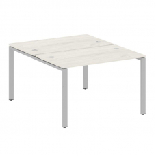 Metal System Рабочая станция на П-образном м/к БП.РАС-СП-2.2 Дуб Наварра/Металл Серый 1200*1475*750