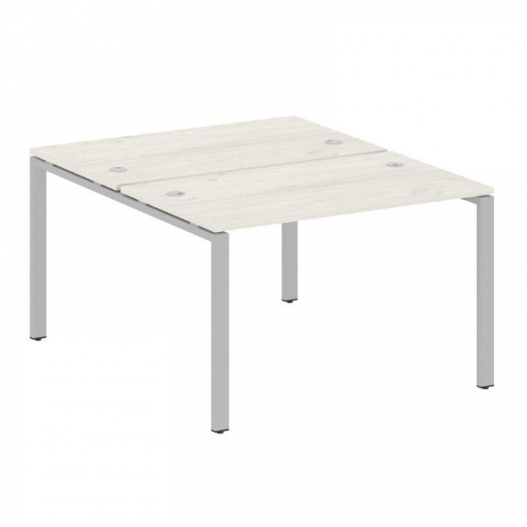 Metal System Рабочая станция на П-образном м/к БП.РАС-СП-2.2 Дуб Наварра/Металл Серый 1200*1475*750