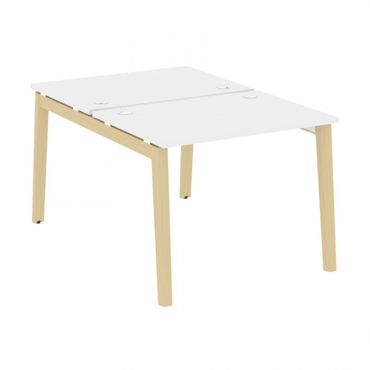 Onix Wood Рабочая станция OW.D.RS-2.1.7 Белый Бриллиант/Дуб Светлый/Металл Белый 980*1475*750