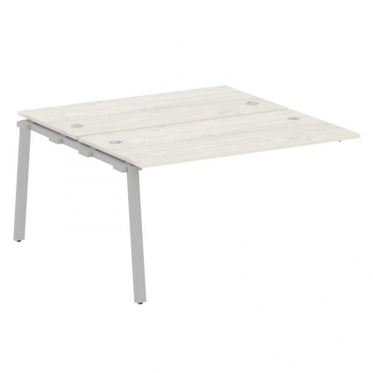 Metal System Проходной элемент рабочей станции на А-образном м/к БА.ПРС-СП-2.3 Дуб Наварра/Металл Се