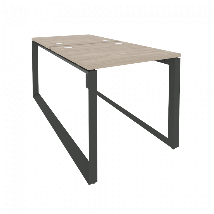 Onix Рабочая станция на О-образном м/к O.MO-D.RS-2.0.8 Дуб Аттик/Металл Антрацит 780*1635*750