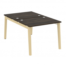 Onix Wood Рабочая станция OW.D.RS-2.1.8 Дуб Мали/Дуб Светлый/Металл Белый 980*1635*750