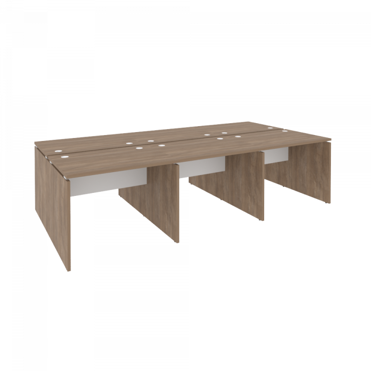 Onix Рабочая станция O.D.RS-6.1.7 Дуб Аризона/Белый Бриллиант 2940*1475*750