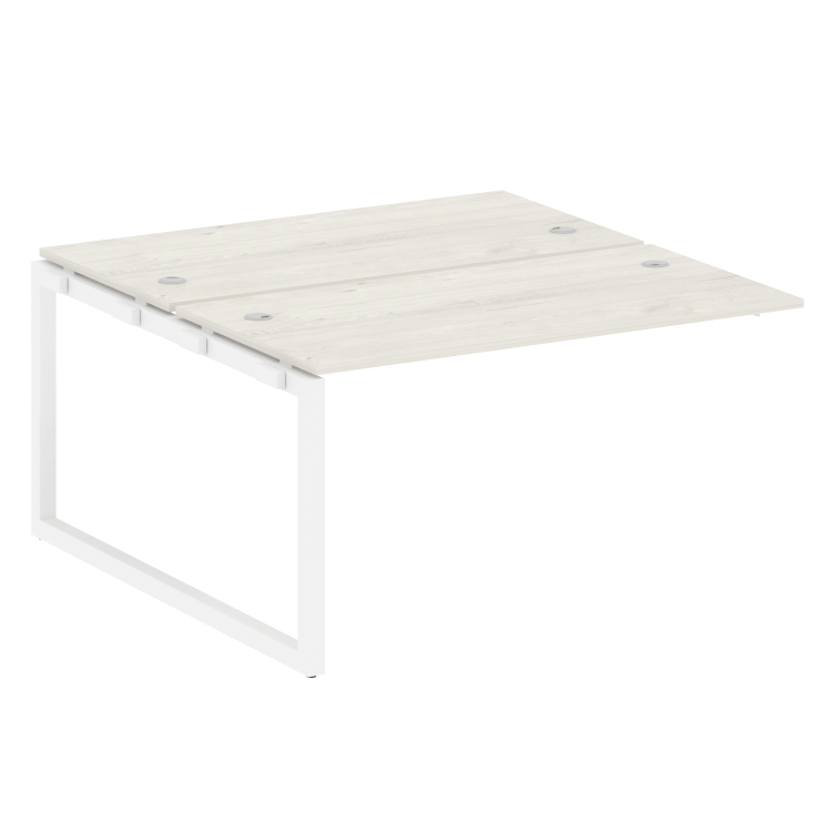 Metal System Quattro Проходной элемент рабочей станции на О-образном м/к 50БО.ПРС-СП-2.3 Дуб Наварра