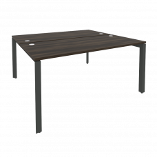 Onix Рабочая станция на П-образном м/к O.MP-D.RS-2.4.7 Дуб Мали/Металл Антрацит 1580*1475*750