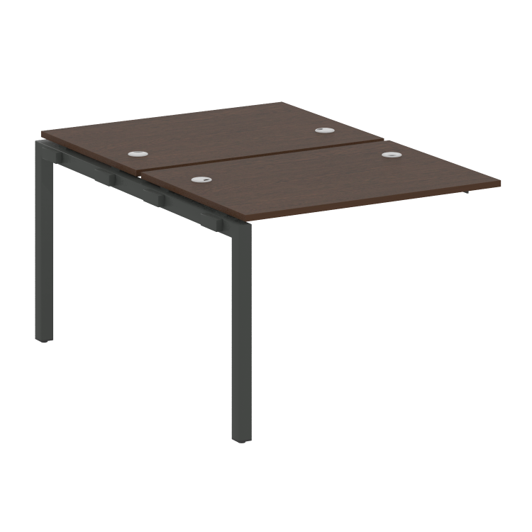 Metal System Quattro Проходной элемент рабочей станции на П-образном м/к 50БП.ПРС-СП-2.1 Венге Цаво/