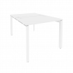 Onix Рабочая станция на П-образном м/к O.MP-D.RS-2.1.7 Белый Бриллиант/Металл Белый 980*1475*750