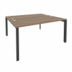 Onix Рабочая станция на П-образном м/к O.MP-D.RS-2.4.7 Дуб Аризона/Металл Антрацит 1580*1475*750