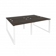 Onix Рабочая станция на О-образном м/к O.MO-D.RS-4.1.7 Дуб Мали/Металл Белый 1960*1475*750