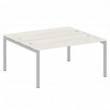 Metal System Quattro Рабочая станция на П-образном м/к 50БП.РАС-СП-2.4 Дуб Наварра/Металл Серый 1600