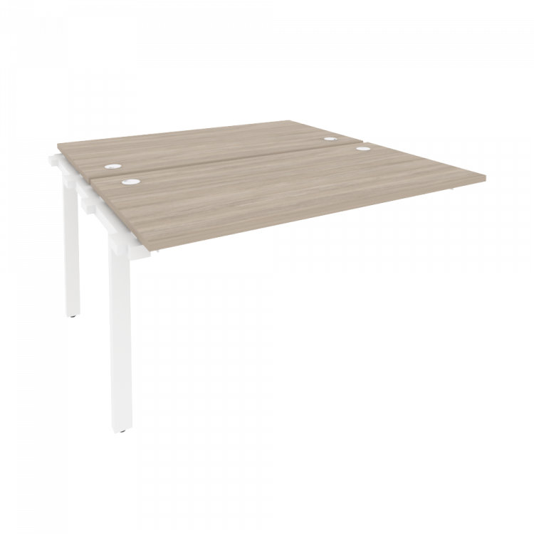 Onix Наборный элемент рабочей станции на м/к O.M-2.NRS-3.7 Дуб Аттик/Металл Белый 1380*1475*750